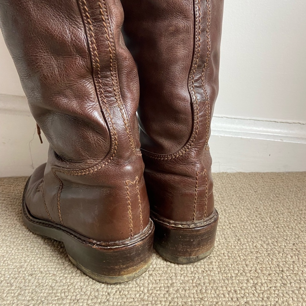 Chanel Leather Knee High Riding Boots - Picture 8 of 16